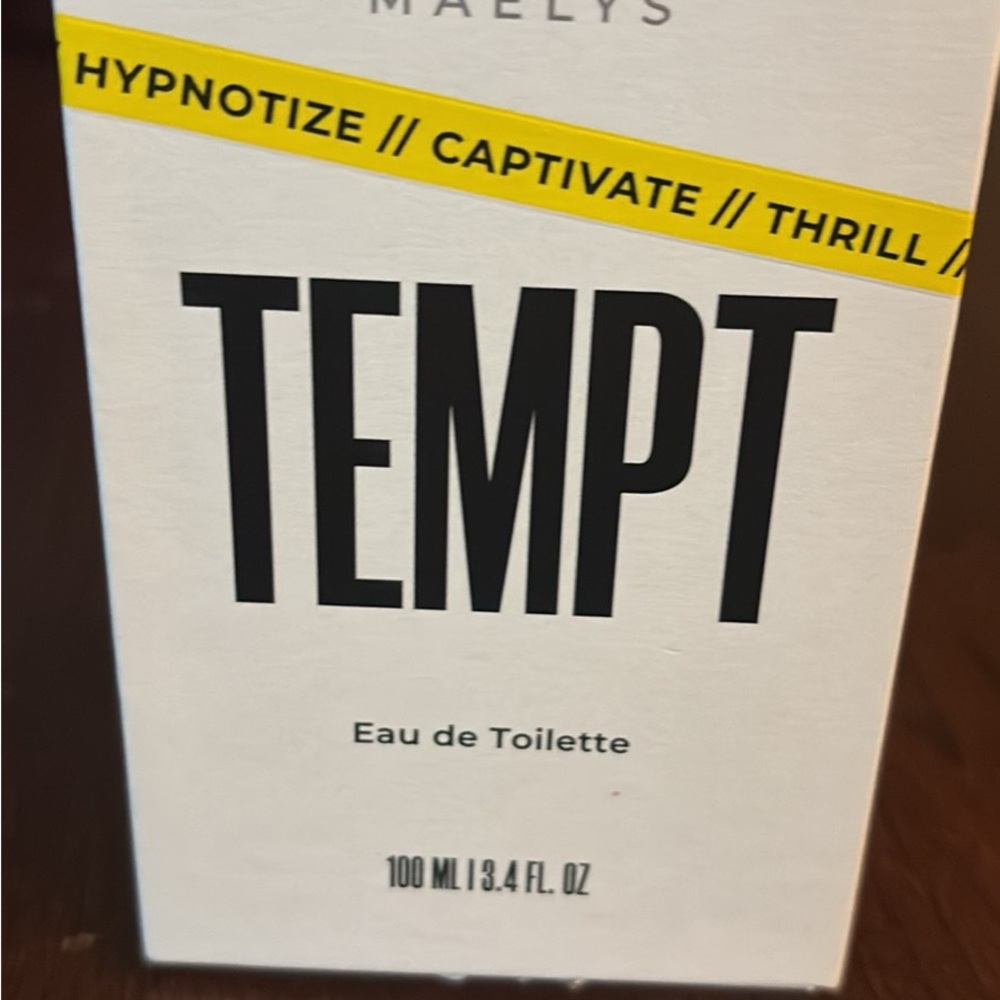 MAELYS TEMPT Eau de Toilette -3.4 oz used once